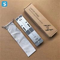 Foldable lifting telescopic aluminum alloy portable tablet notebook bracket